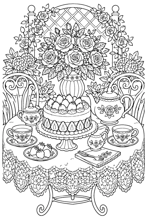 Summer Tea Table