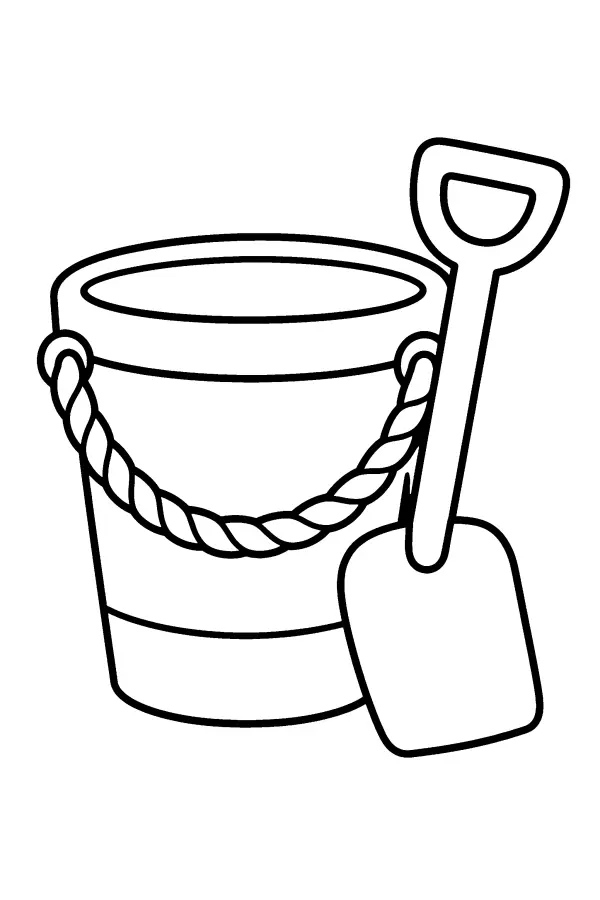 Beach Bucket And Spade