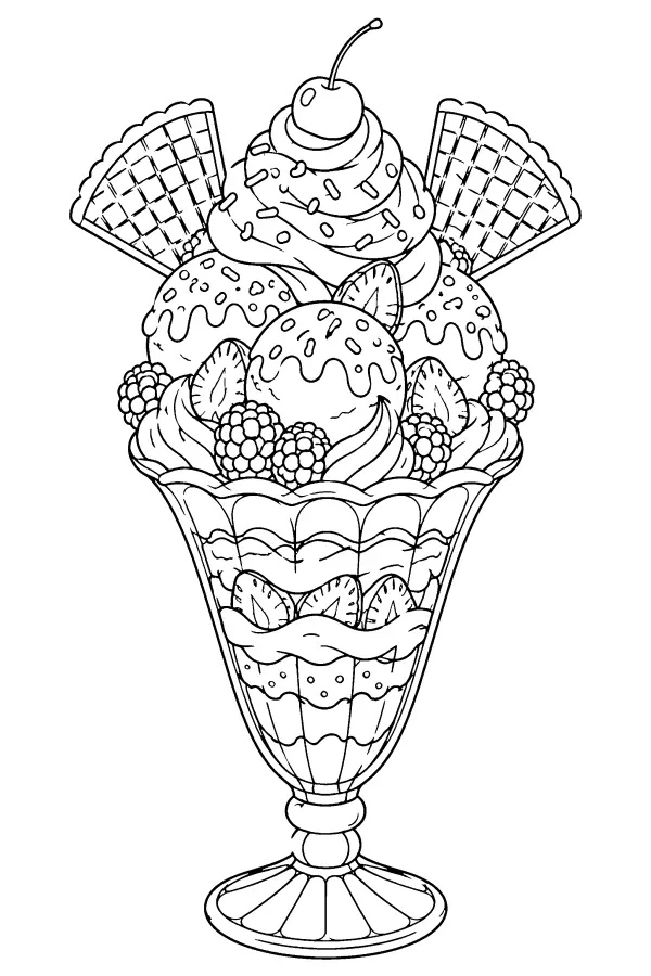Layered Sundae Glass