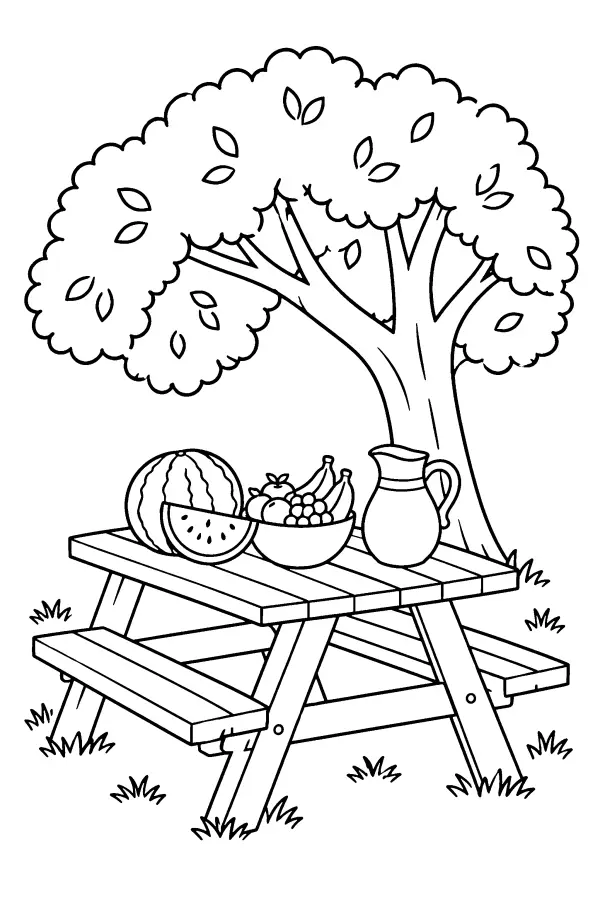 Picnic Under Tree