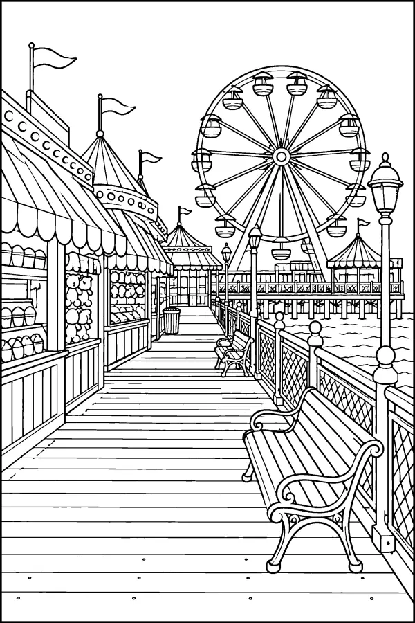 Pier Boardwalk View