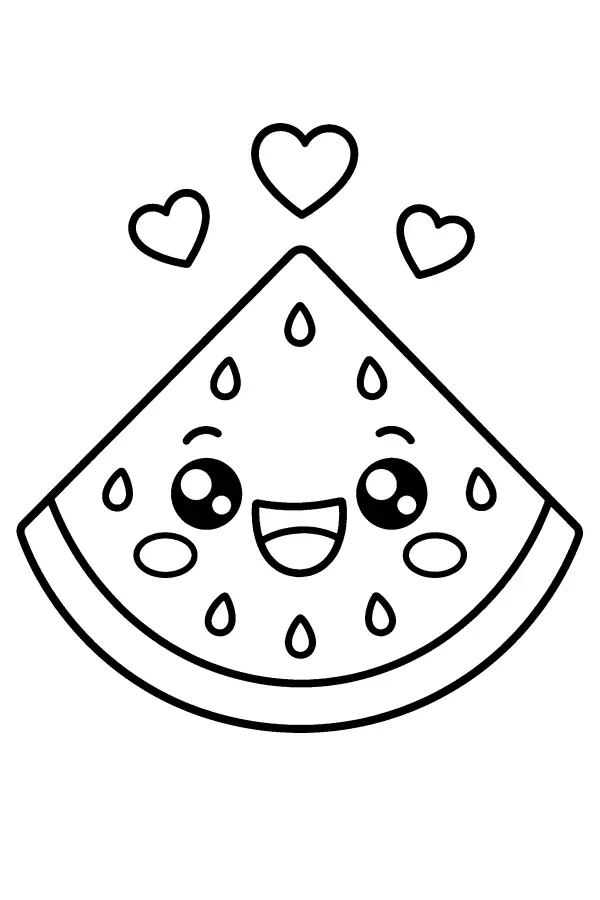 Smiling Melon Slice