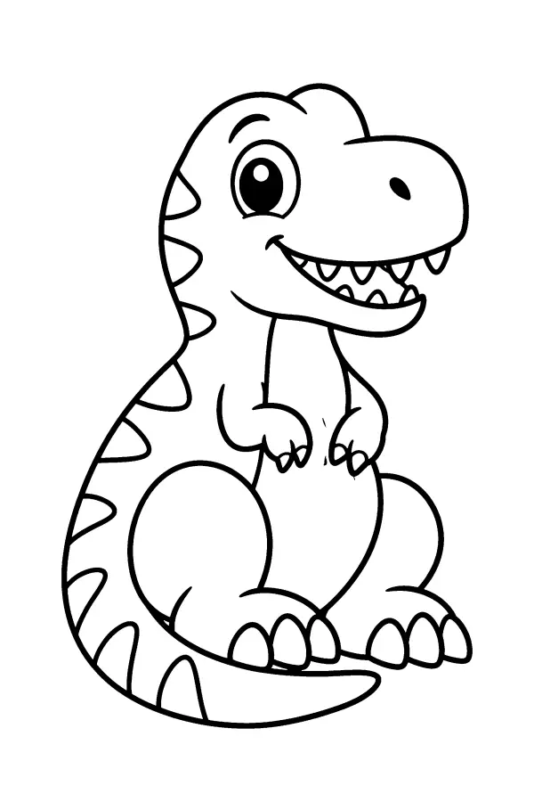 Curled Tail T Rex