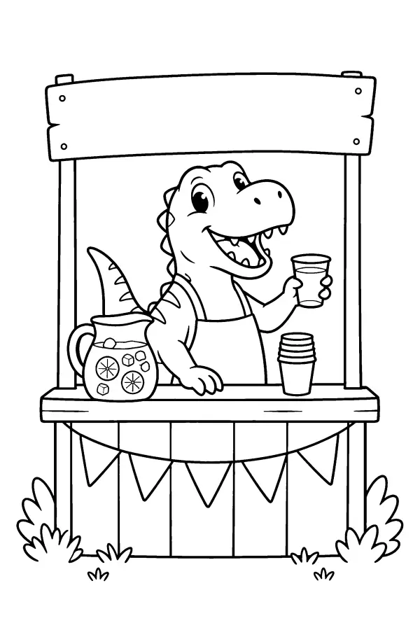 Dino Lemonade Stand