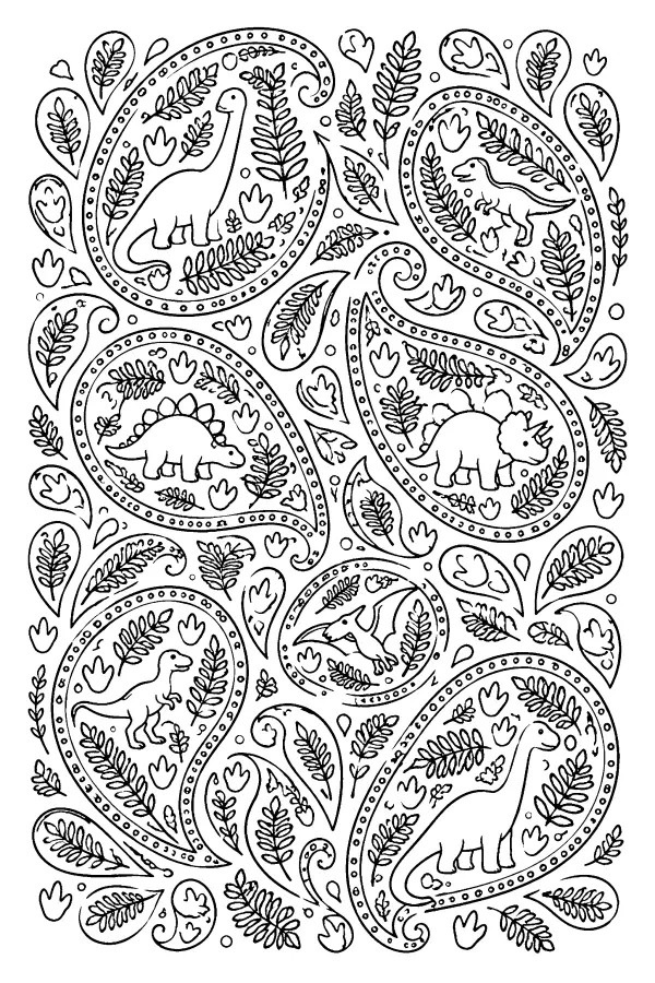 Dino Paisley Garden