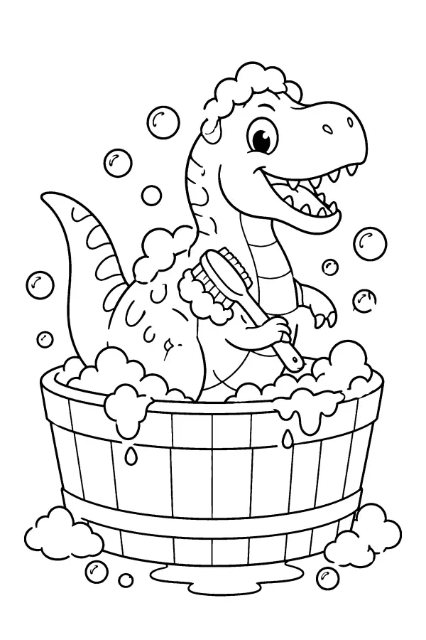 Dino Tub Wash