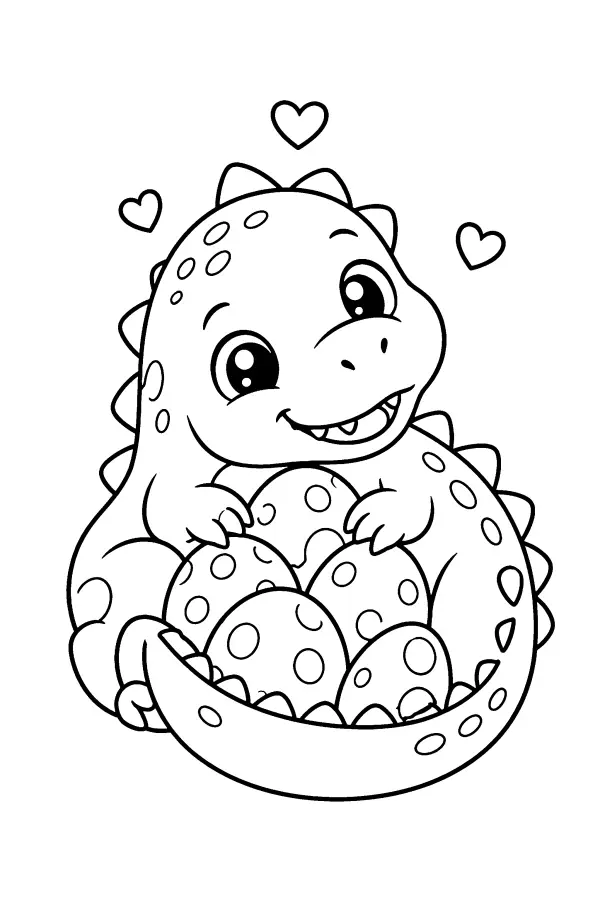 Hearted Dino Eggs