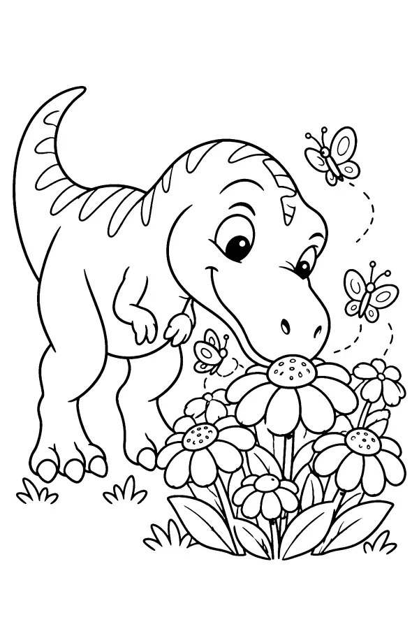 Rex Flower Sniff