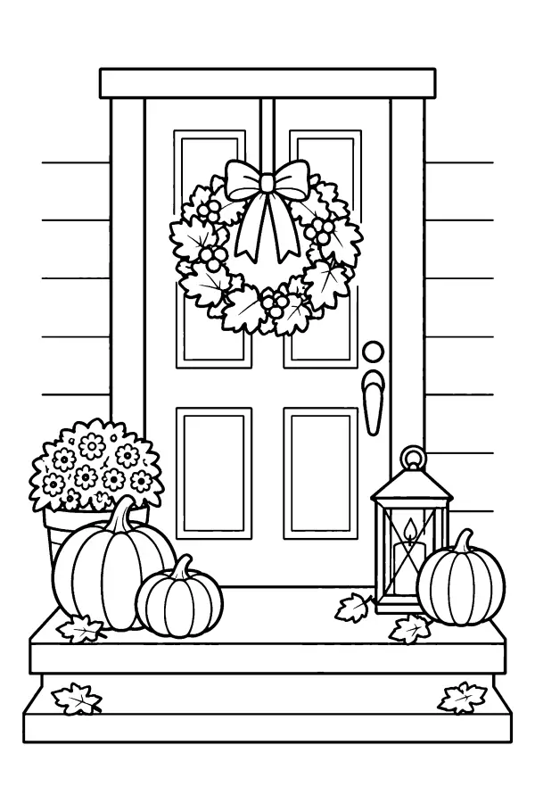 Autumn Porch Welcome