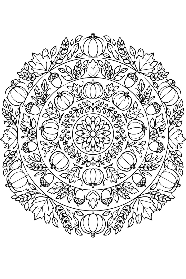 Harvest Ring Mandala