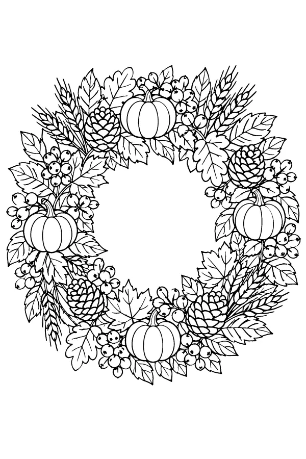 Harvest Wreath Circle