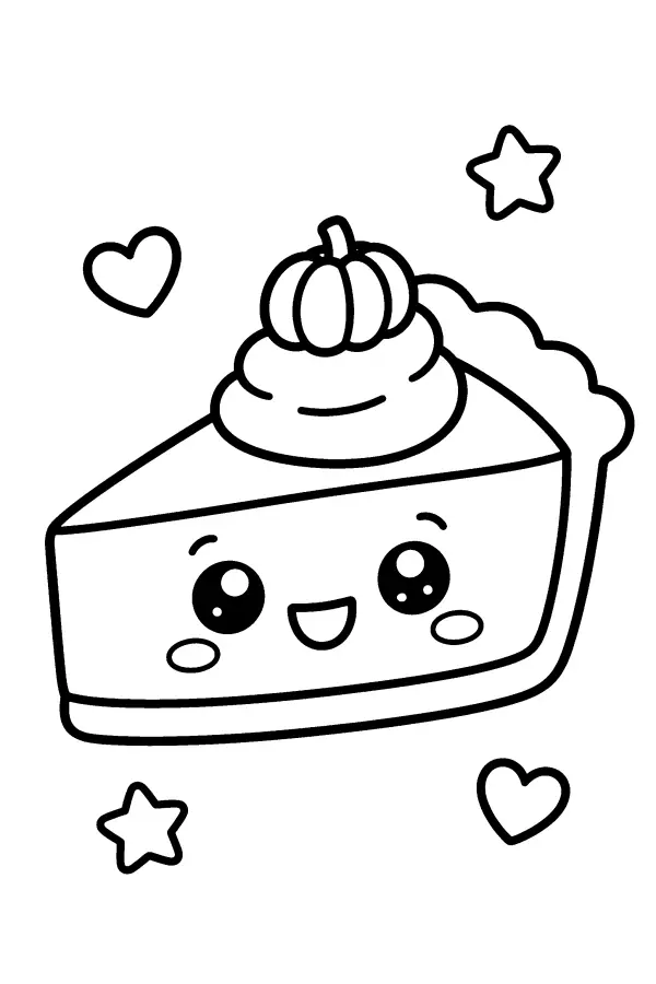 Kawaii Pumpkin Slice