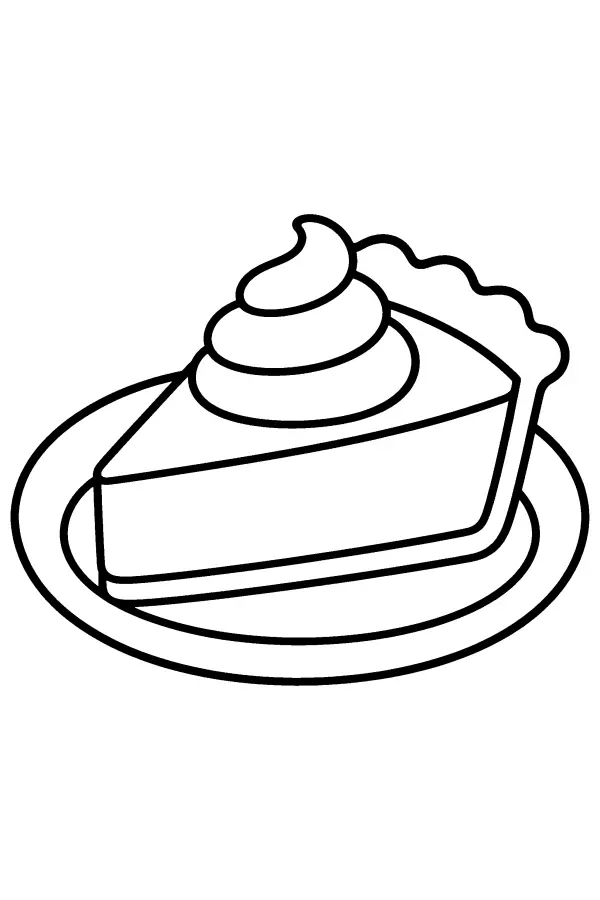 Pumpkin Pie Slice