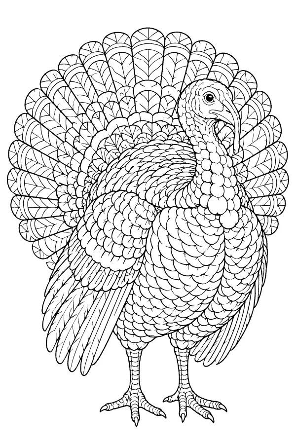 Regal Turkey Portrait