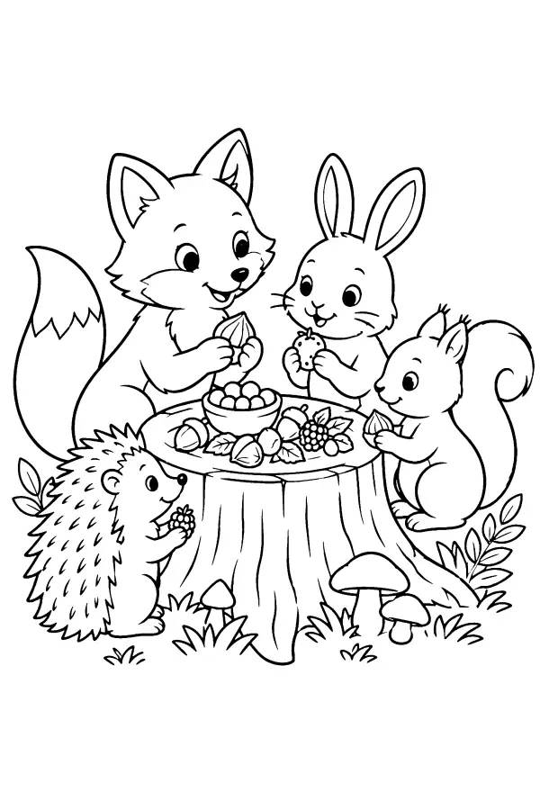 Woodland Feast Friends