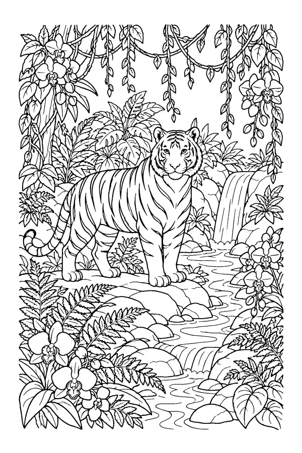 Jungle Stream Tiger