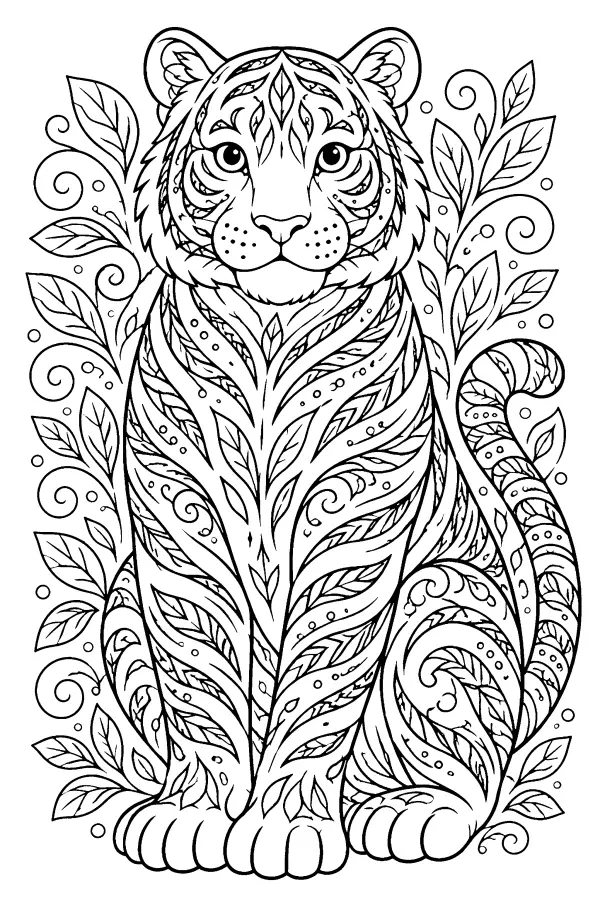 Leaf Pattern Tiger