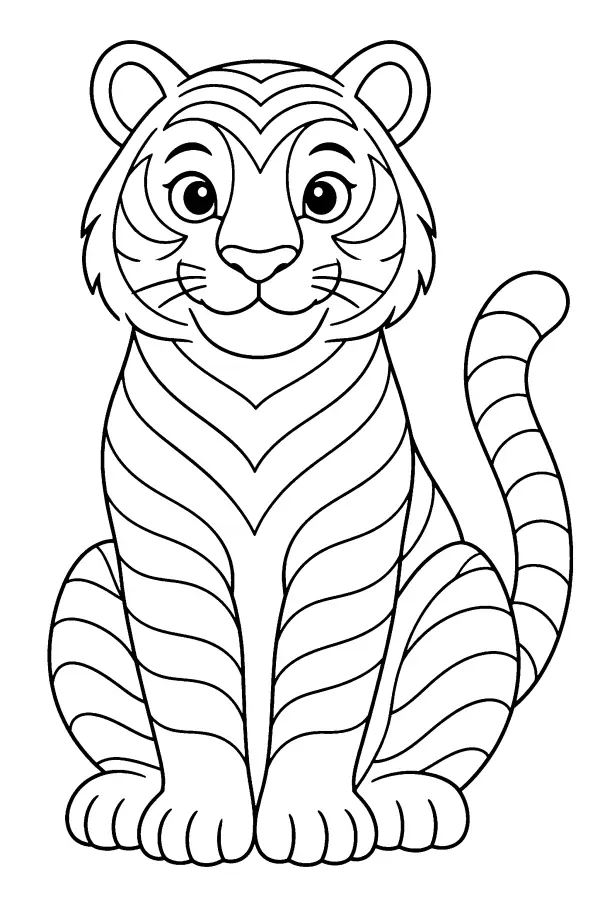 Patterned Tiger