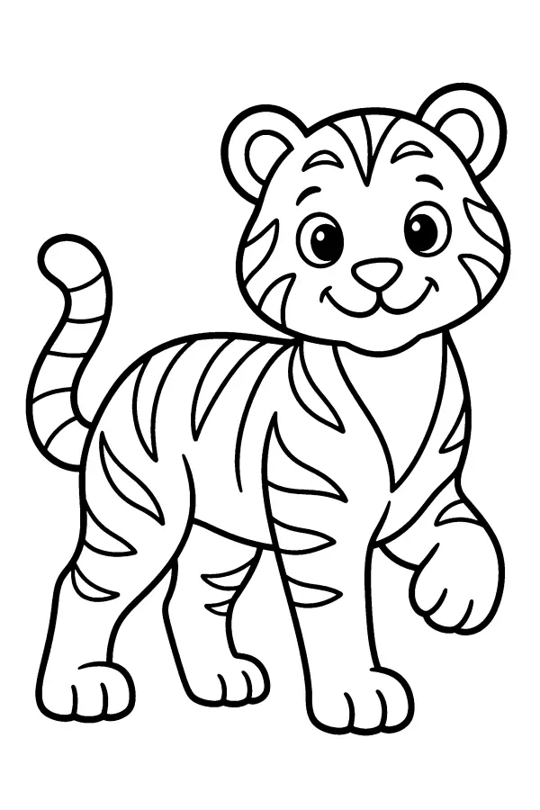 Playful Tiger Pose