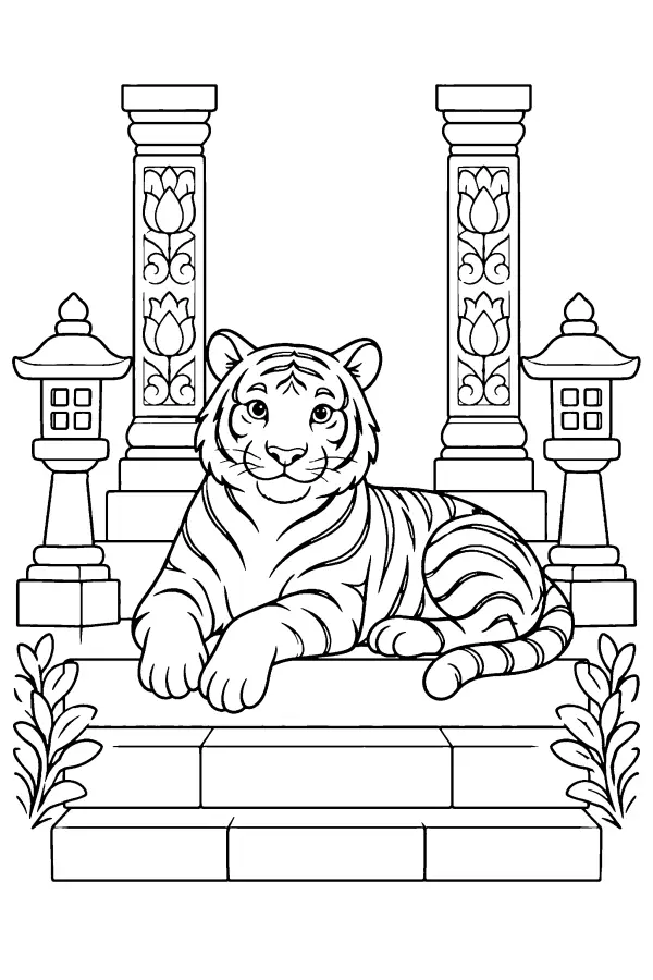 Temple Step Tiger
