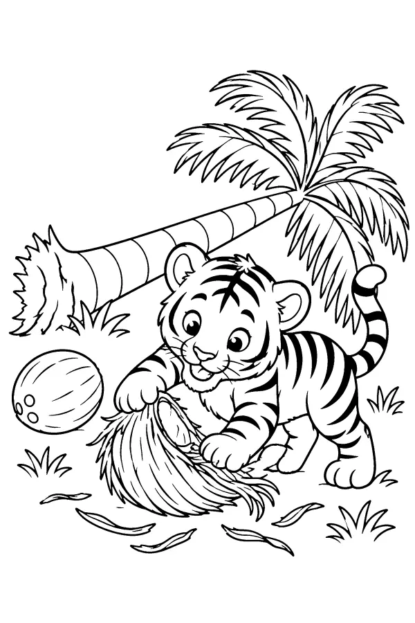 Tiger Cub And Husk