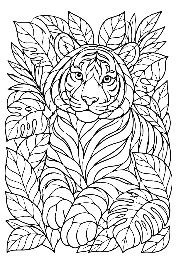Tiger Leaf Panel