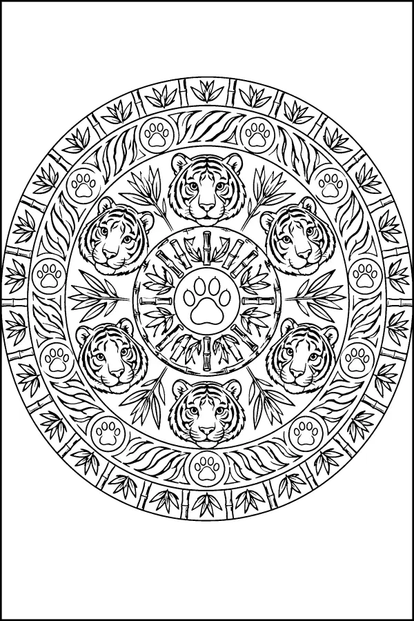 Tiger Ring Mandala