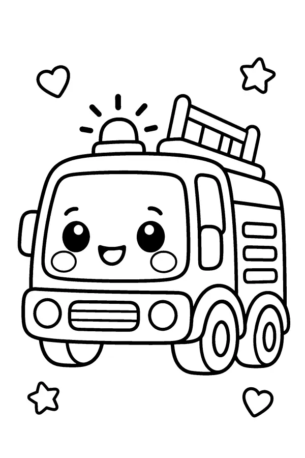 Cheerful Rescue Truck