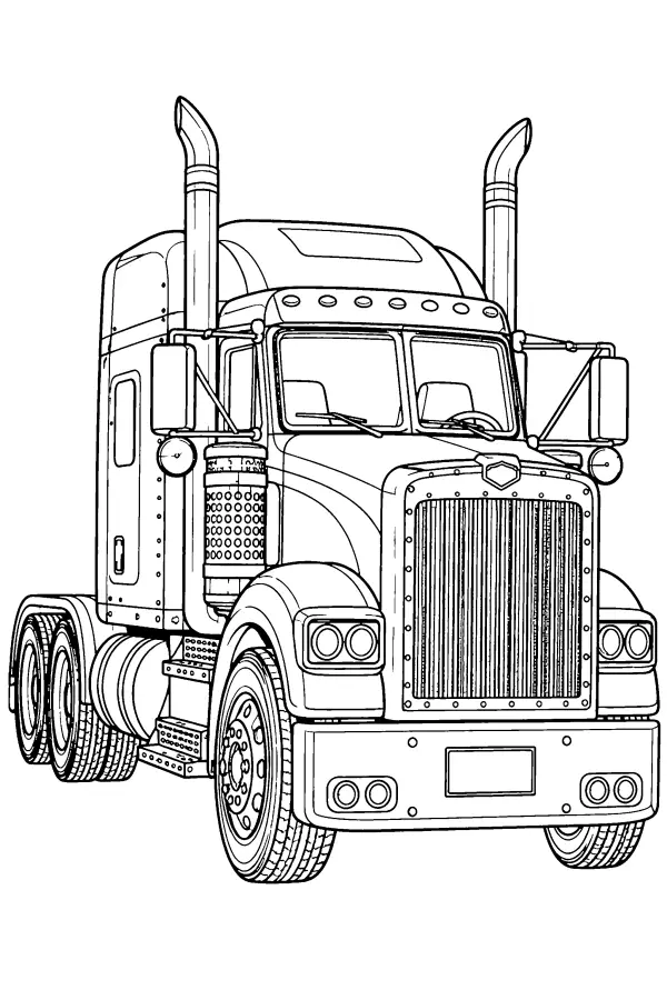 Classic Semi Truck