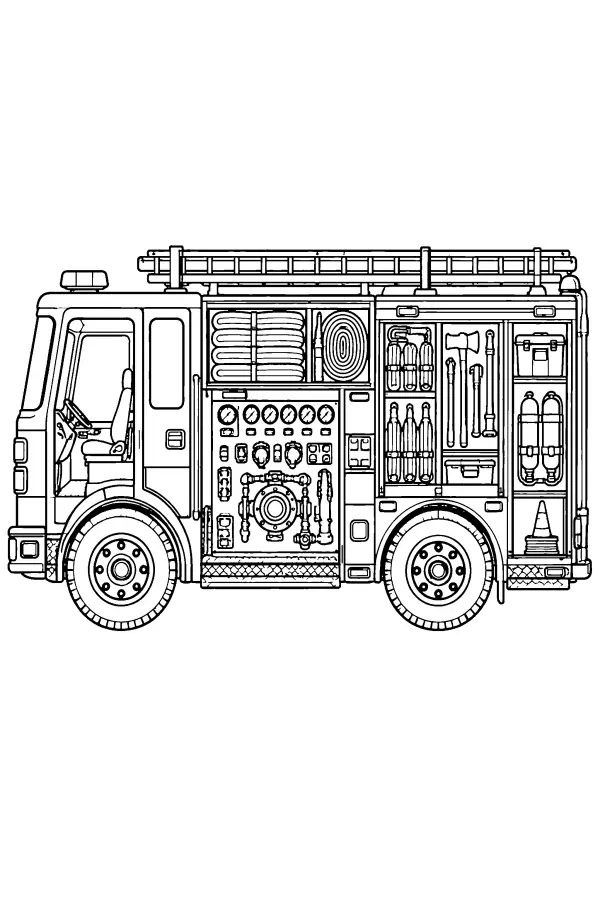 Fire Engine Cutaway
