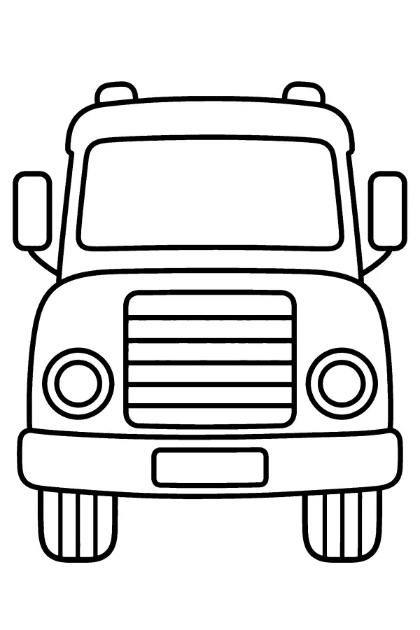 Front View Truck