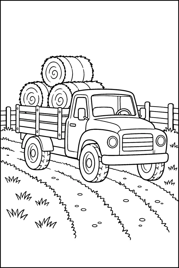 Hay Bale Truck