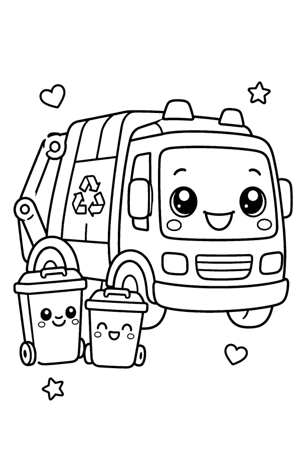 Smiling Bin Truck