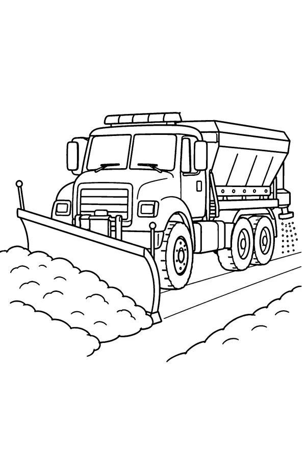 Snowplow Truck