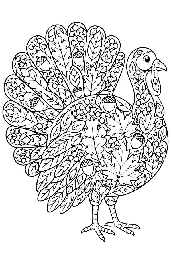 Autumn Leaf Turkey