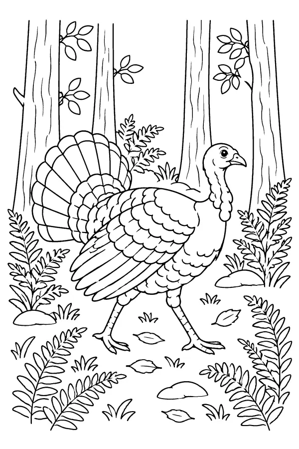 Forest Turkey Stroll