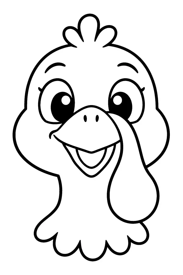 Happy Turkey Face