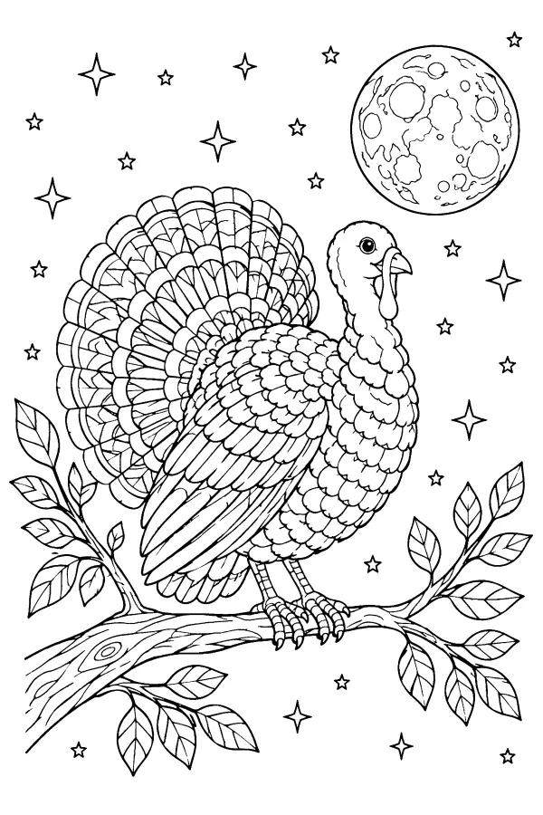 Moonlit Turkey Branch