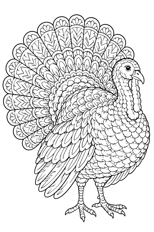 Ornate Turkey Plume