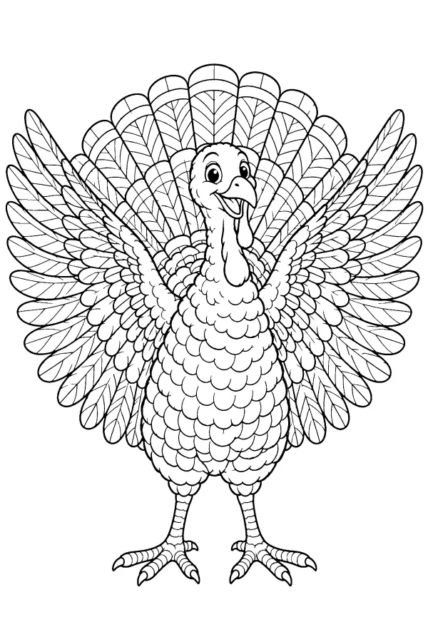 Spread Wing Turkey