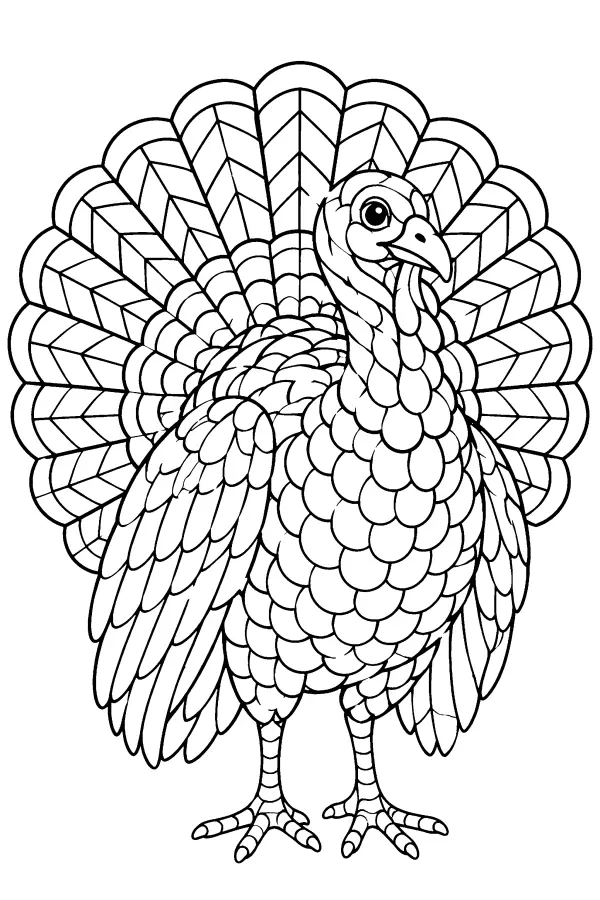 Stained Glass Turkey