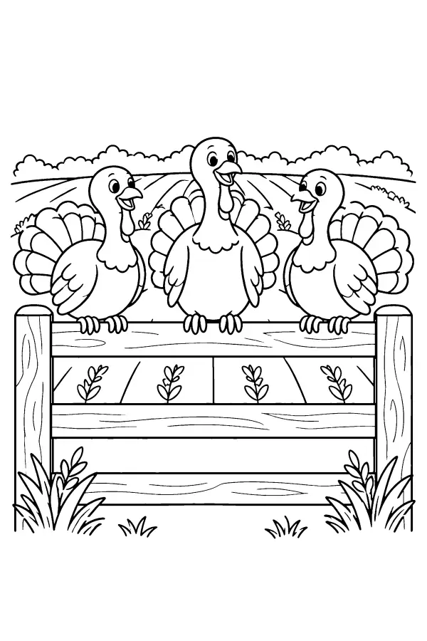 Turkey Fence Trio