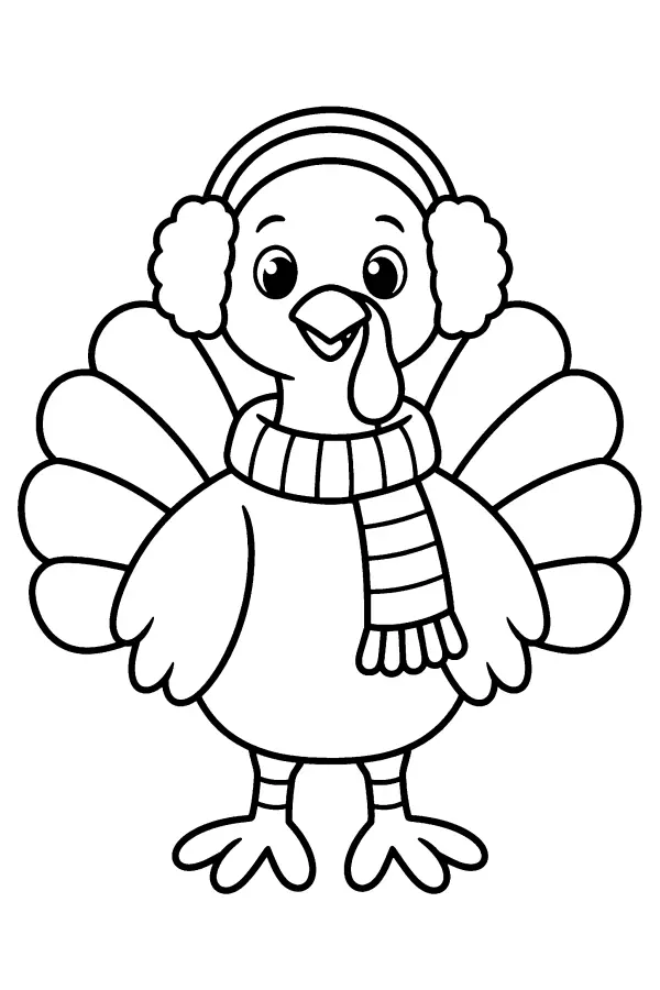 Turkey in a Scarf