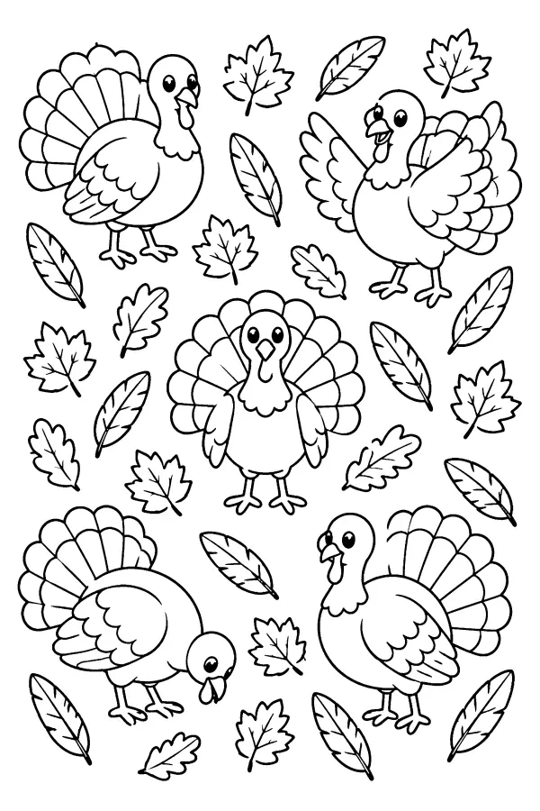 Turkey Leaf Pattern