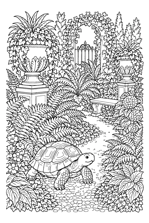 Botanical Tortoise Path