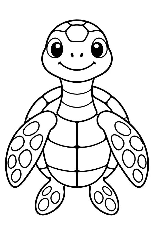 Happy Sea Turtle