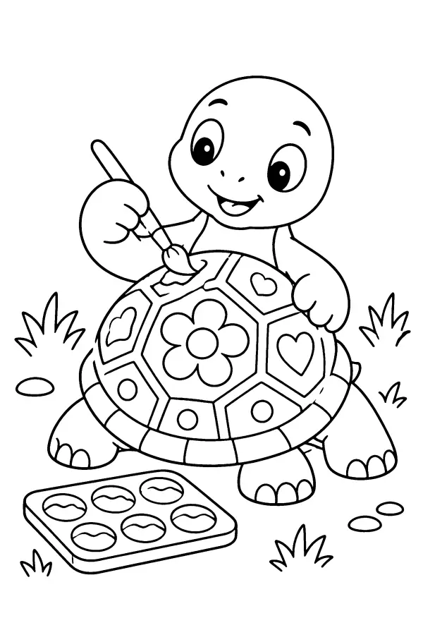 Painting Turtle Shell