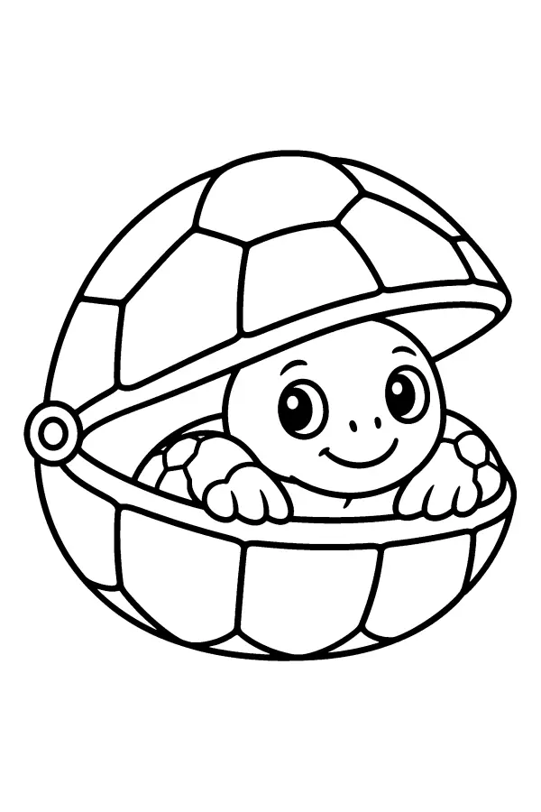 Peeking Box Turtle