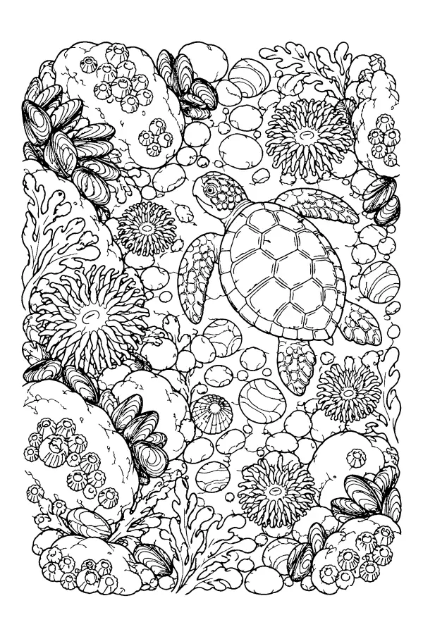Shoreline Turtle Mosaic
