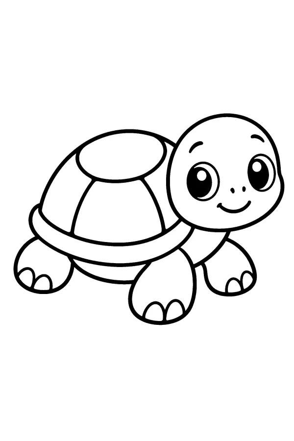 Smiling Baby Turtle